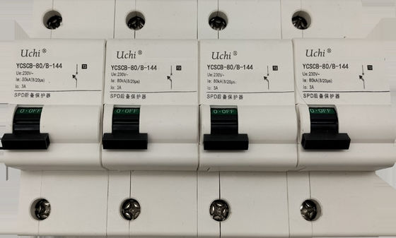 80KA descarregam o interruptor UL94-V0 230AC do impulso atual