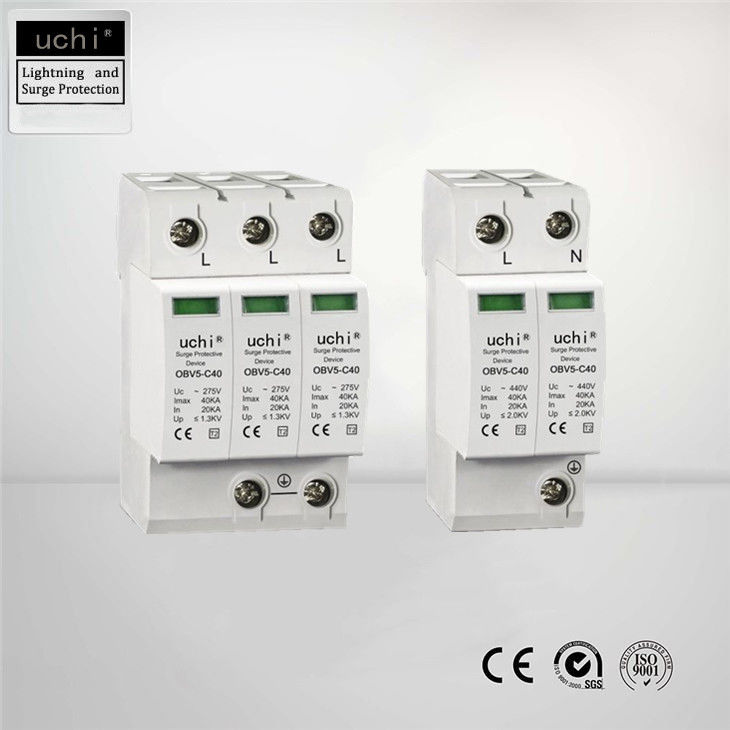 Tipo de equipamento industrial - 2 protetor de impulso 220V da classe 2 OBV5-C40