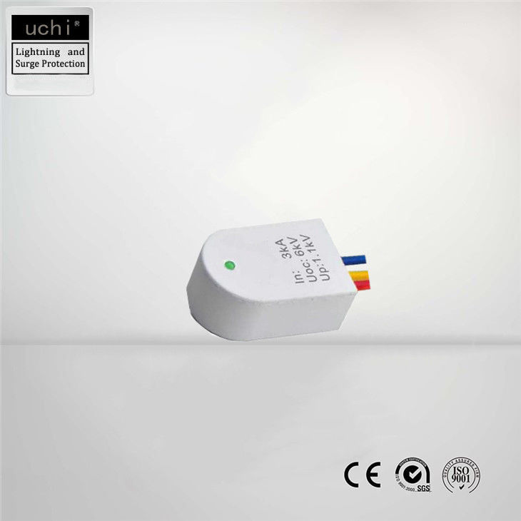 Proteção 1200V da tensão do dispositivo de proteção IP20 do impulso do diodo emissor de luz da C.A. de Imax 6ka